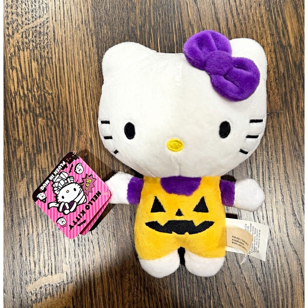 Sanrio Hello Kitty Halloween Pumpkin Costume Plush Stuffed Animal Tags CVS 2020